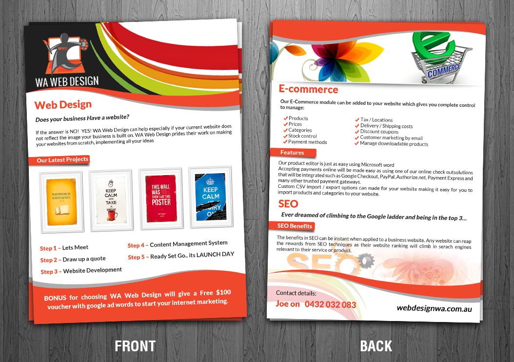 Broschüren-Design von ESolz Technologies für The WA Computer DR | Design #2387419