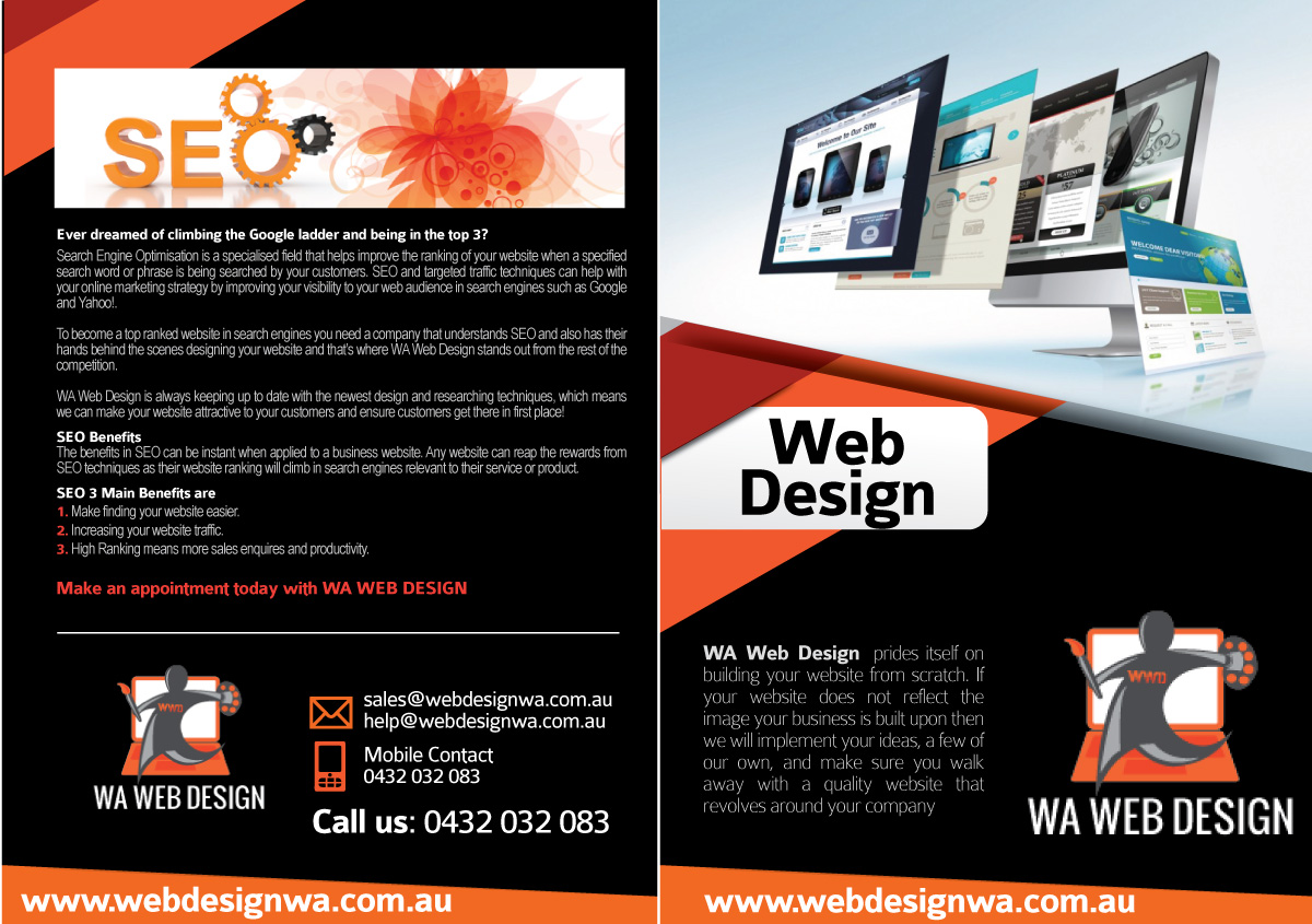 Design de Brochure par JCR pour The WA Computer DR | Design #2493936