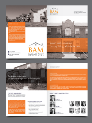 Brochure Design by alex989 for Barratt Asset Management | Design: #11999156