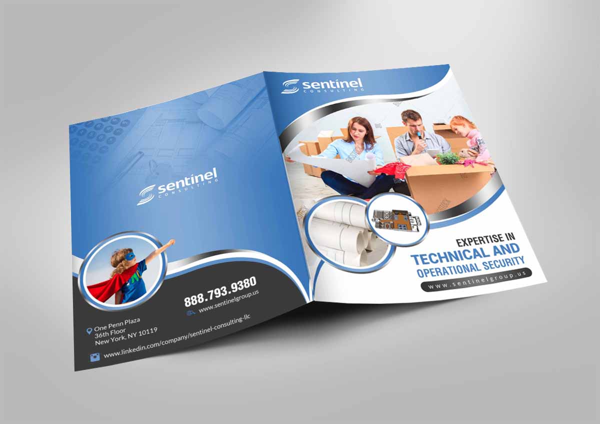 Diseño de Flyer por creative.bugs para Sentinel Consulting, LLC | Diseño #12002348