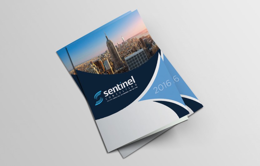 Diseño de Flyer por Sarah Mathews para Sentinel Consulting, LLC | Diseño #12002312