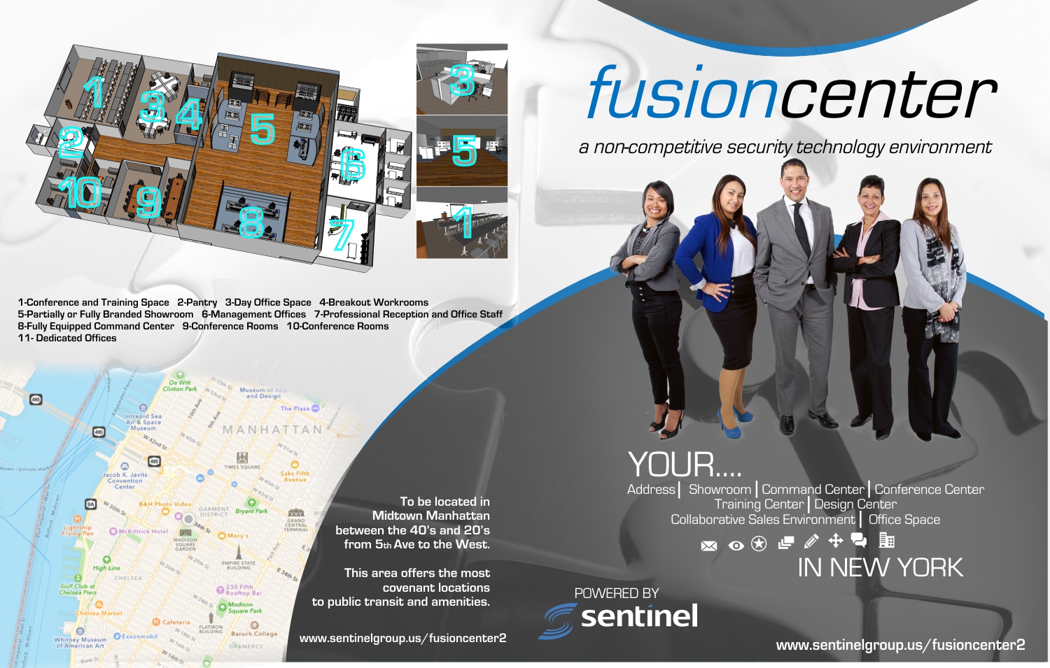 Diseño de Flyer por Lincoln Oliver para Sentinel Consulting, LLC | Diseño #12004668