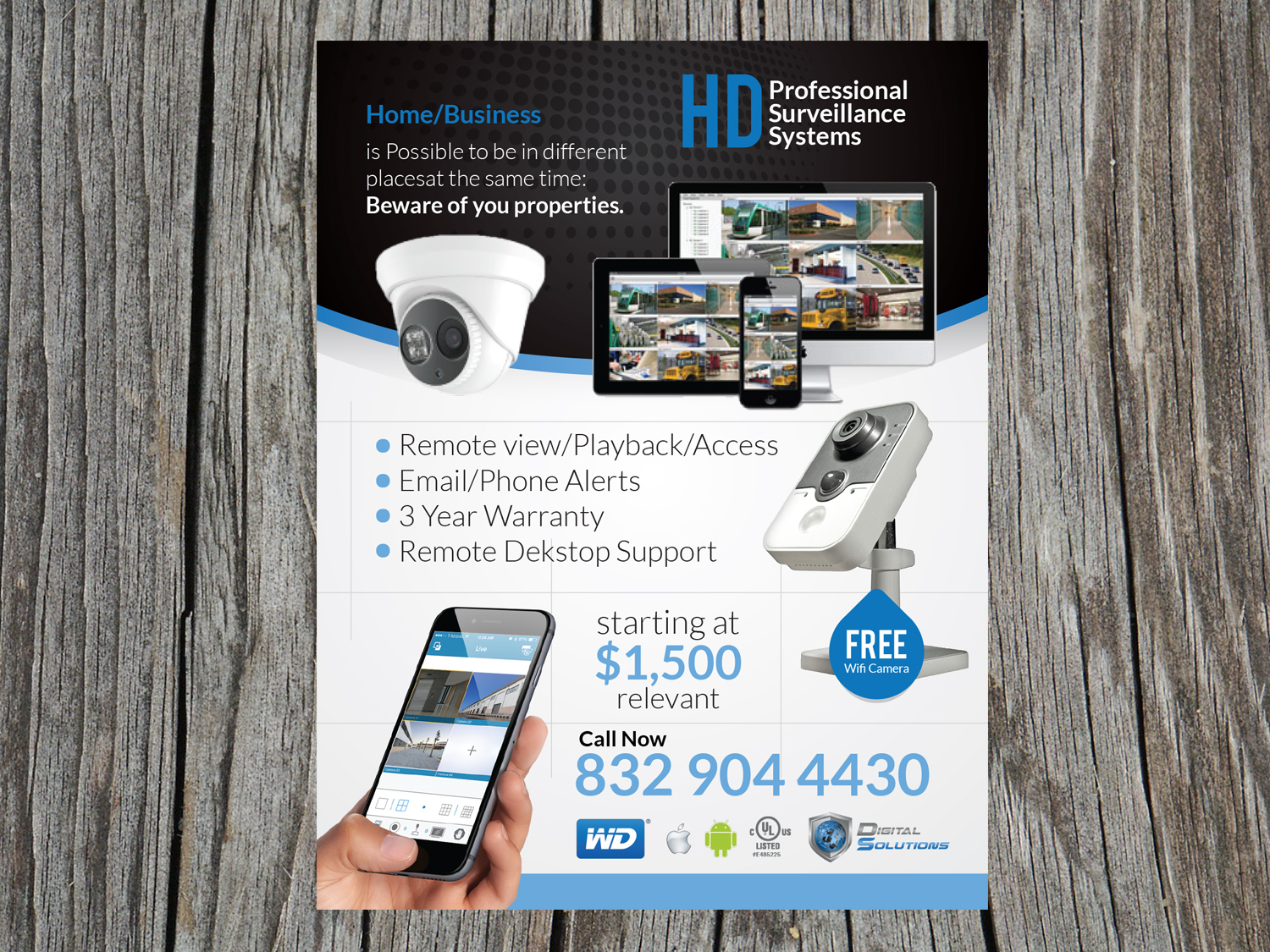 Flyer Design by Priyo Subarkah for Digital Security Solutions | Design #12028677