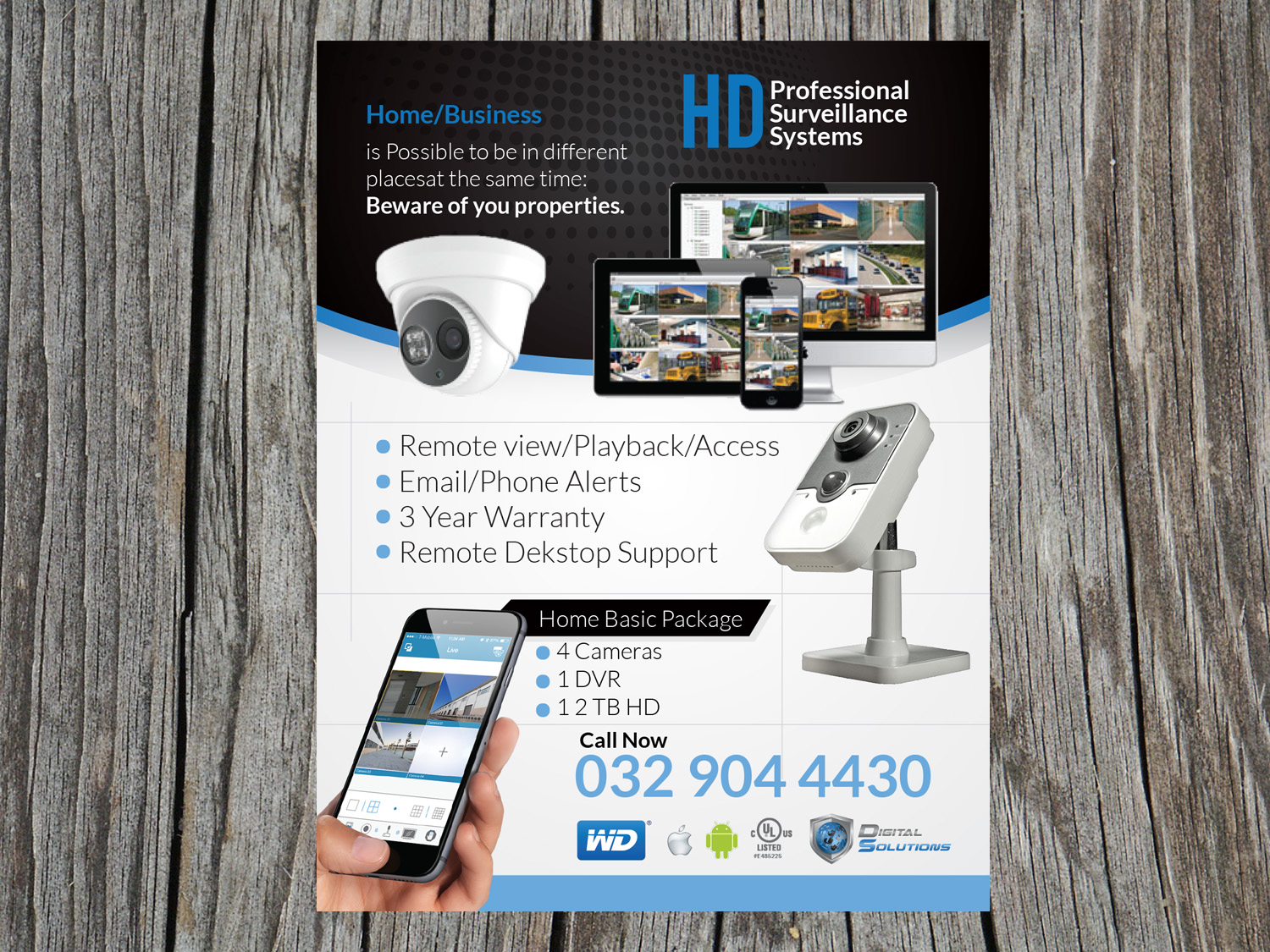 Flyer Design by Priyo Subarkah for Digital Security Solutions | Design #12035462