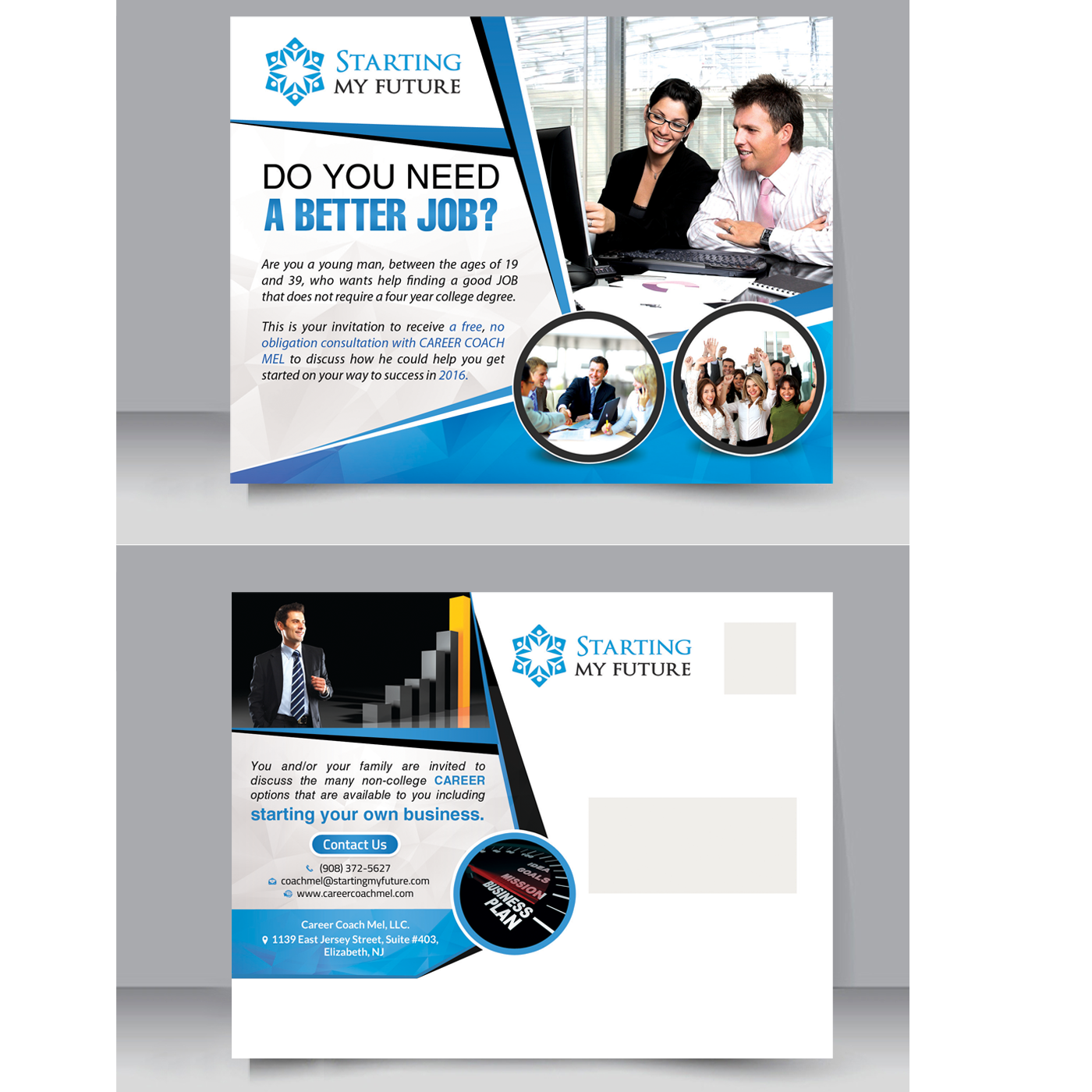 Postcard Design by creative.bugs for this project | Design #12117687