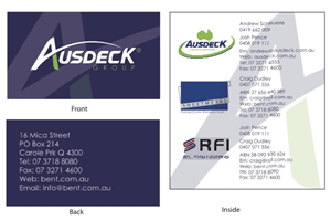 Stationery Design by GR  for Ausdeck Group | Design: #525896