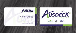 Stationery Design by diRtY.EMM for Ausdeck Group | Design: #523461