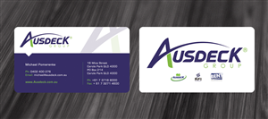 Stationery Design by diRtY.EMM for Ausdeck Group | Design: #524471