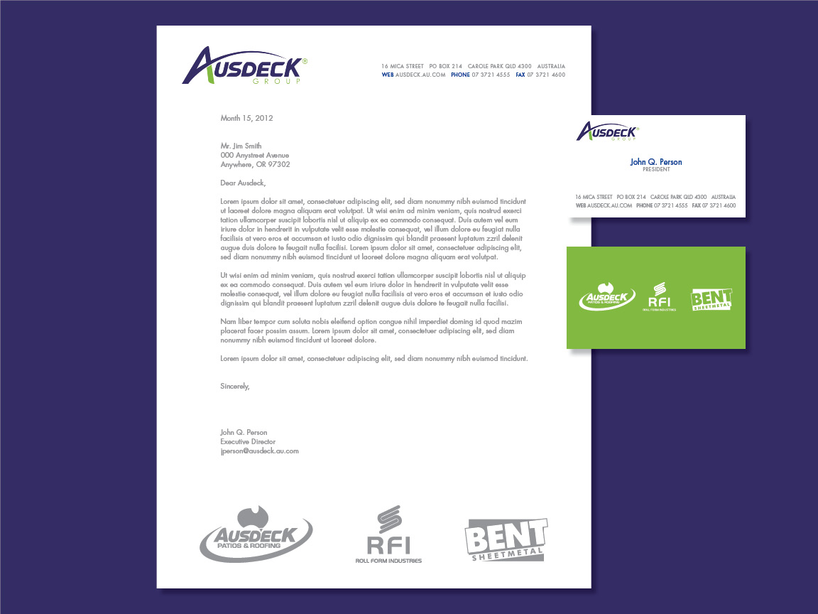 Schreibwaren-Design von Richie für Ausdeck Group | Design #535362