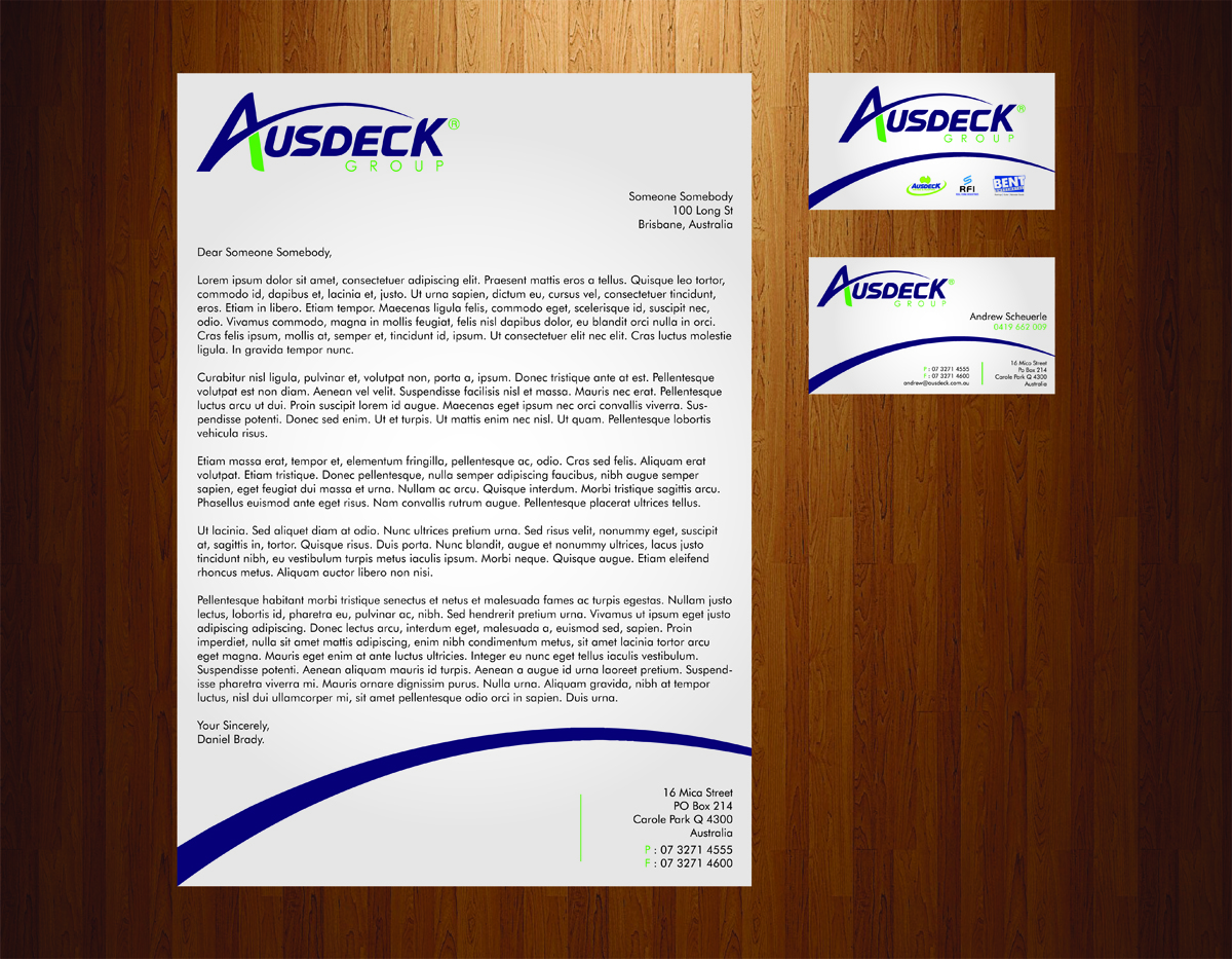 Schreibwaren-Design von DM für Ausdeck Group | Design #532403