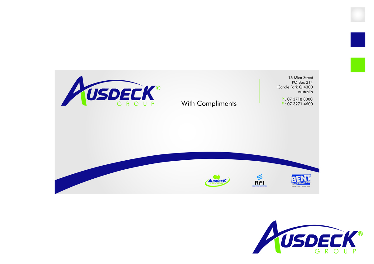 Stationery Design by DM for Ausdeck Group | Design #540055
