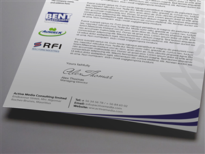 Schreibwaren-Design von Marvel Medias für Ausdeck Group | Design: #531327