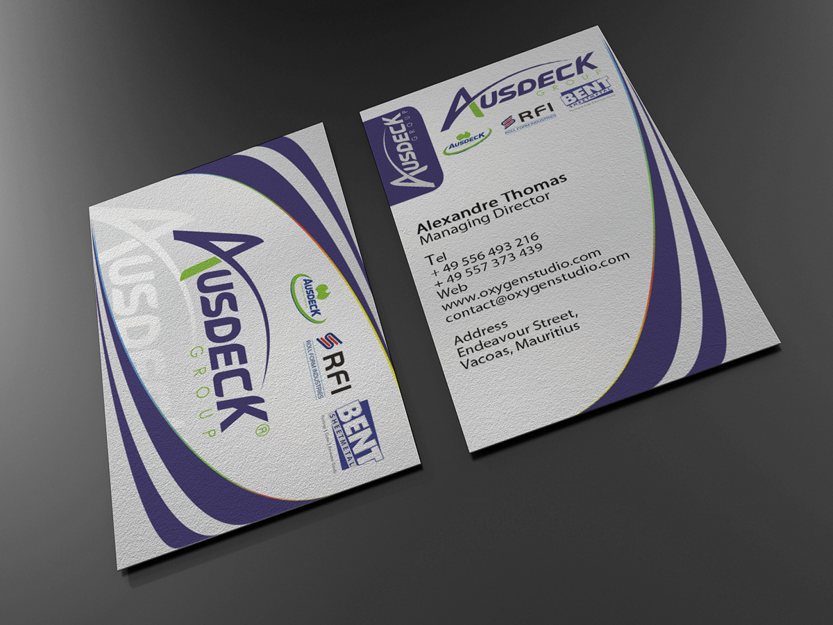 Stationery Design by Marvel Medias for Ausdeck Group | Design #531329