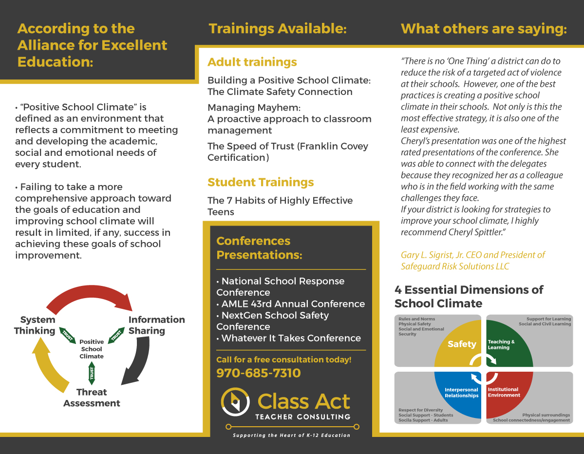 Flyer Design by M.Pirs for Class Act Safety Consulting, LLC | Design #12028135