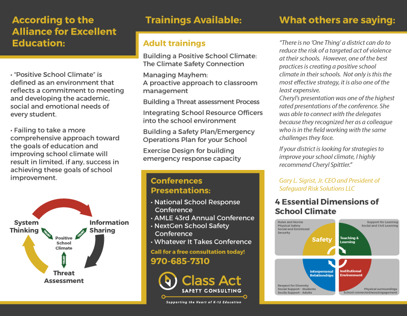 Flyer Design by M.Pirs for Class Act Safety Consulting, LLC | Design #12066118