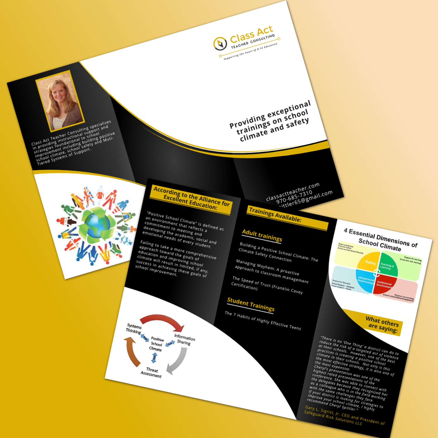 Flyer Design by Giovanni for Class Act Safety Consulting, LLC | Design #12035069