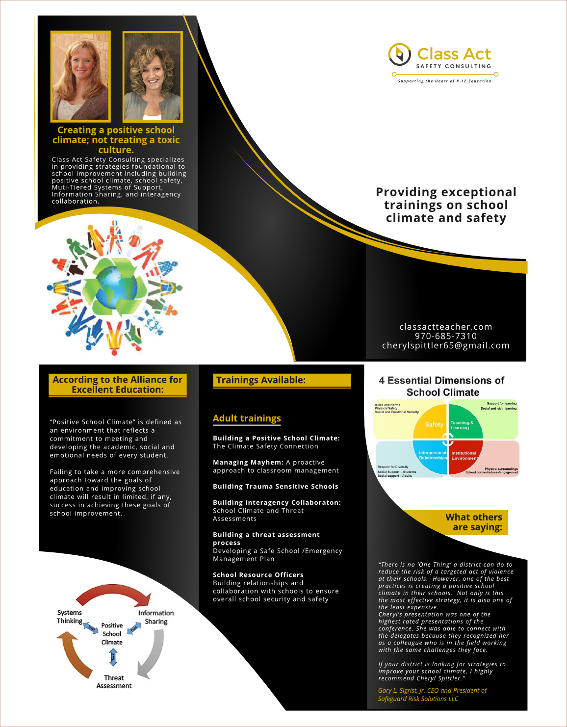 Flyer Design by Giovanni for Class Act Safety Consulting, LLC | Design #12057350