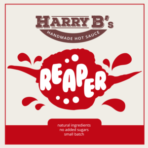 Harry B's             handmade hot sauce | Etikett-Design von maricreatives