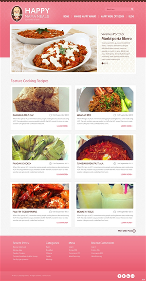 Wordpress Design by pb for this project | Design: #2381916