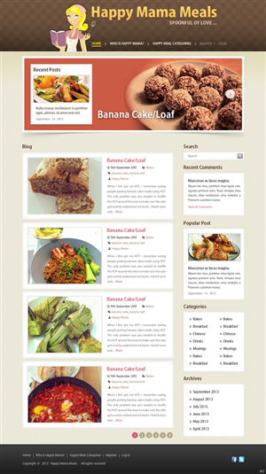 Wordpress Design by pb for this project | Design: #2381923