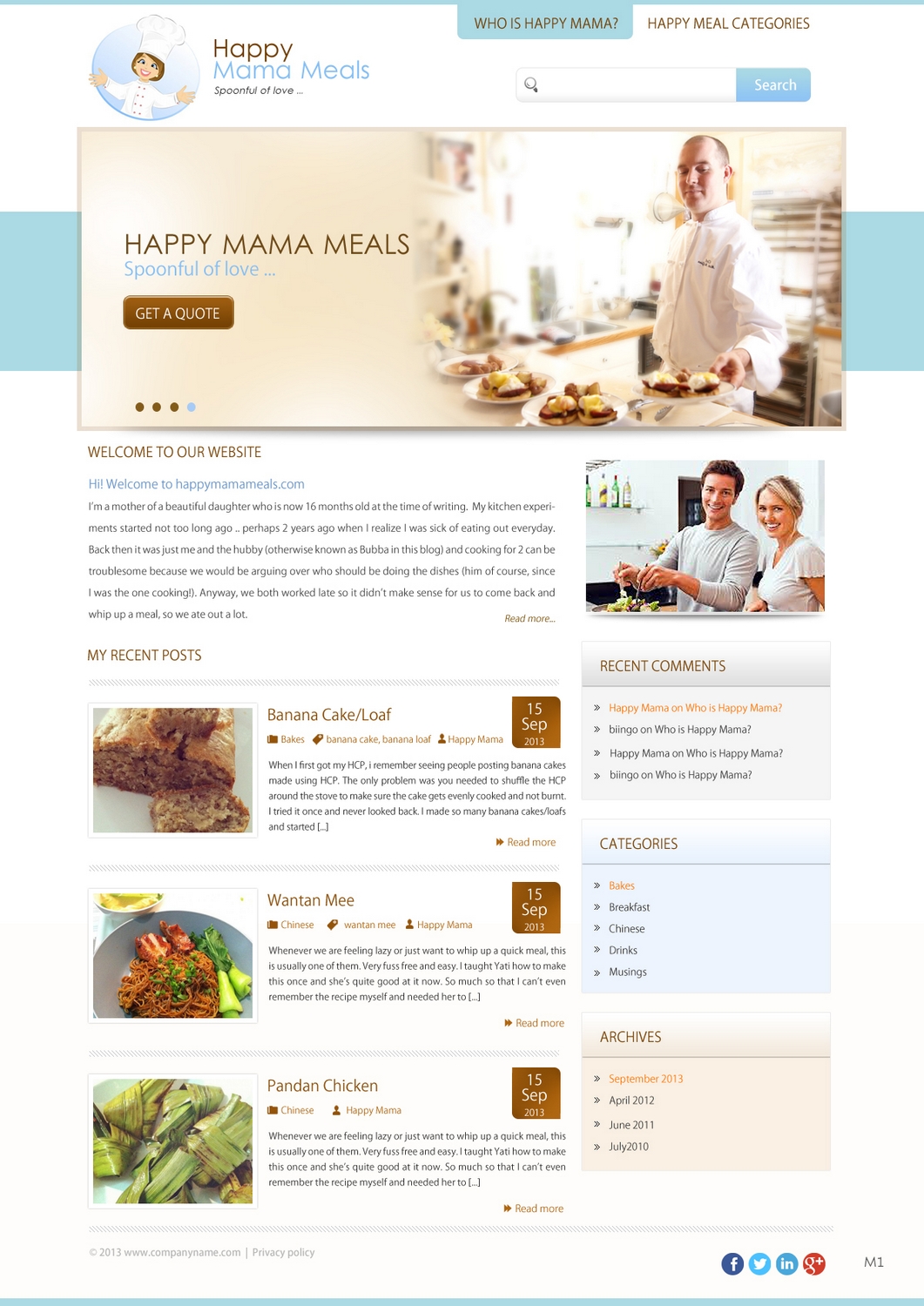 Wordpress Design by pb for this project | Design #2392891