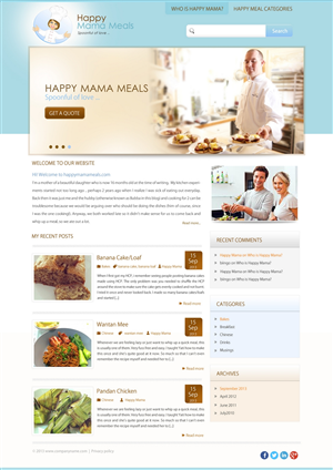Wordpress Design by pb for this project | Design: #2392895