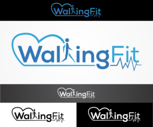 Logo Design by sangeloenriquez for WalkingFit | Design: #12068254