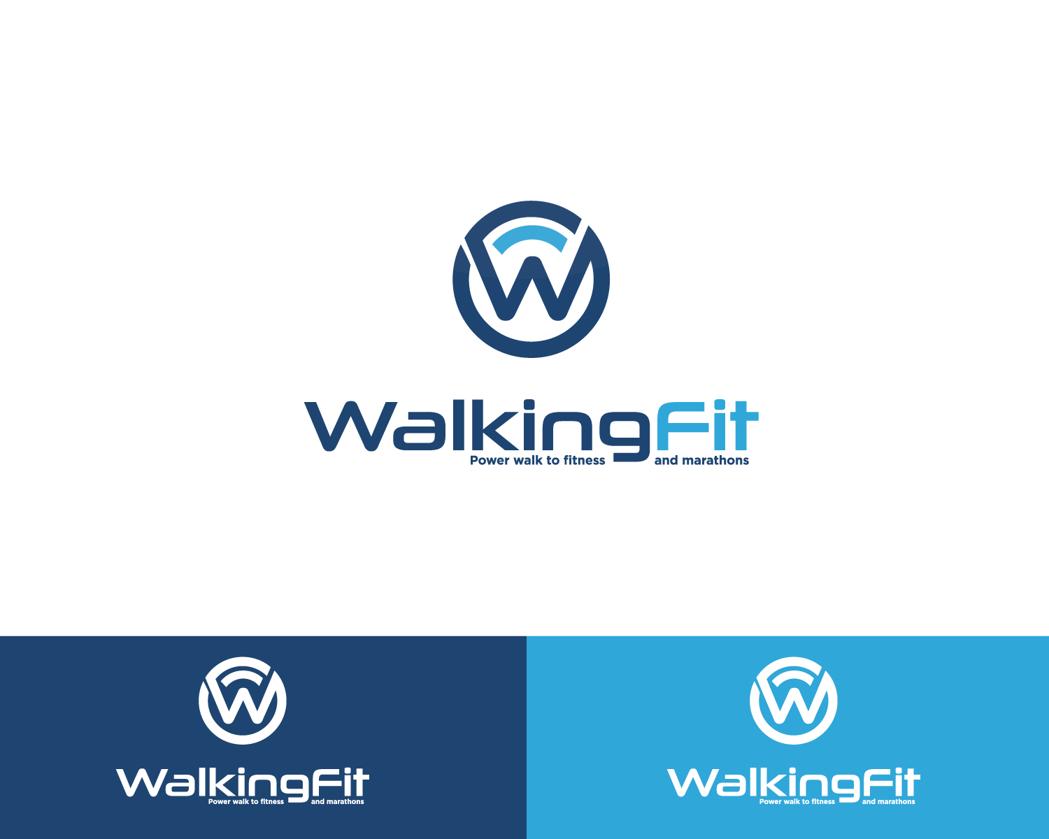Logo Design by Atec for WalkingFit | Design #12010702