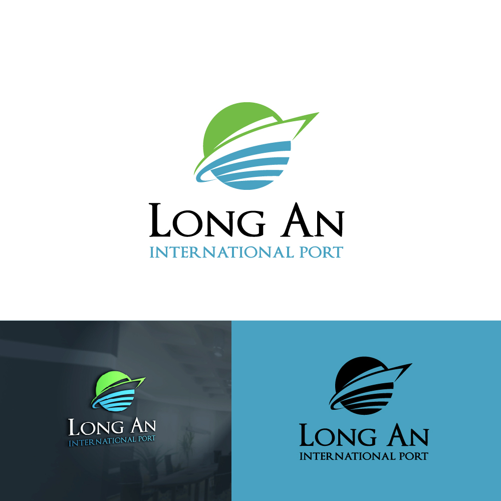 Logo Design by @vorbys for Long An International Port Operation & Management JSC | Design #12084107