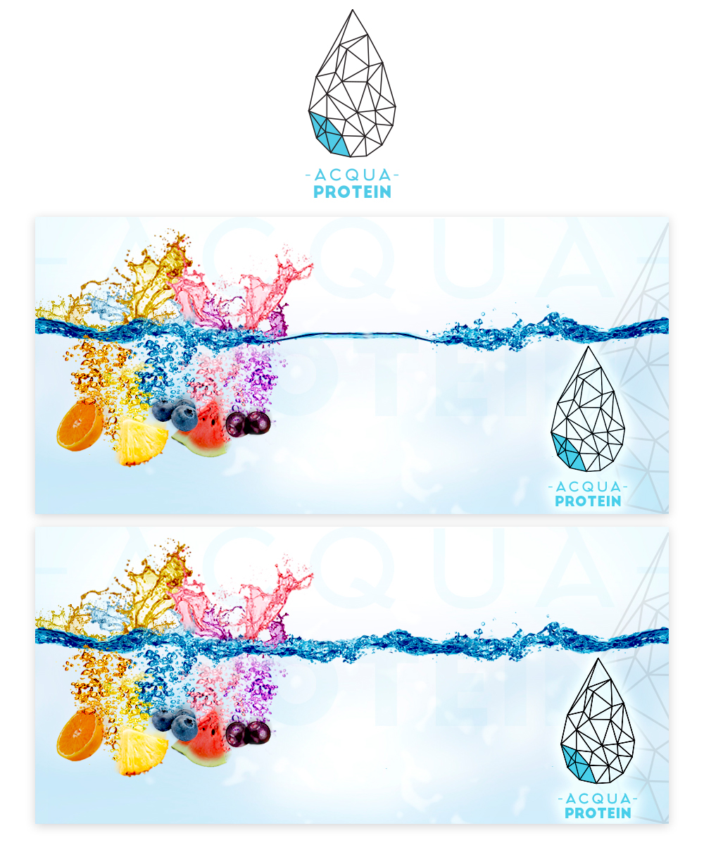 Photoshop Design by StudioD™ for AcquaProtein | Design #12013566
