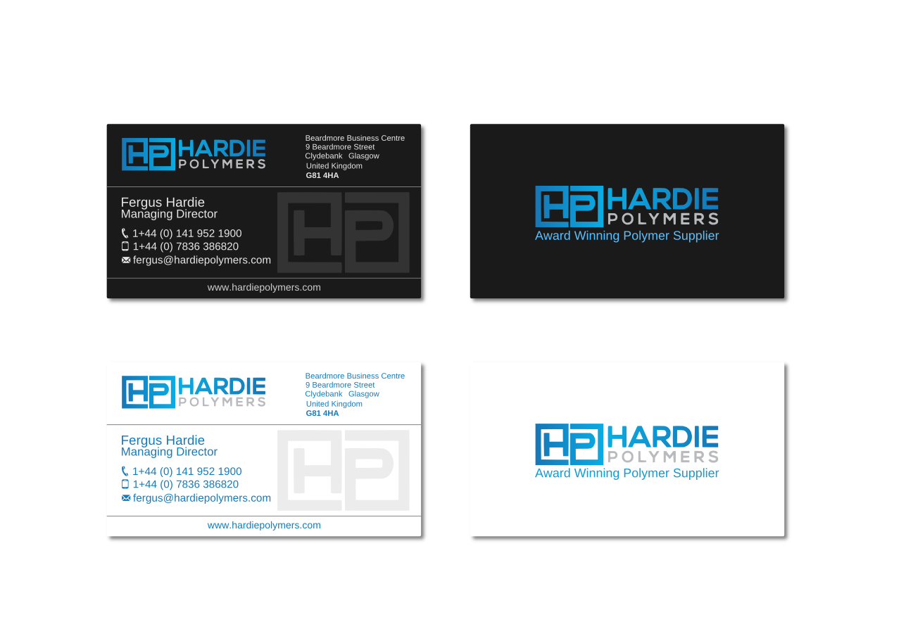 Business Card Design by Gita. for Hardie Polymers Ltd | Design #12025196