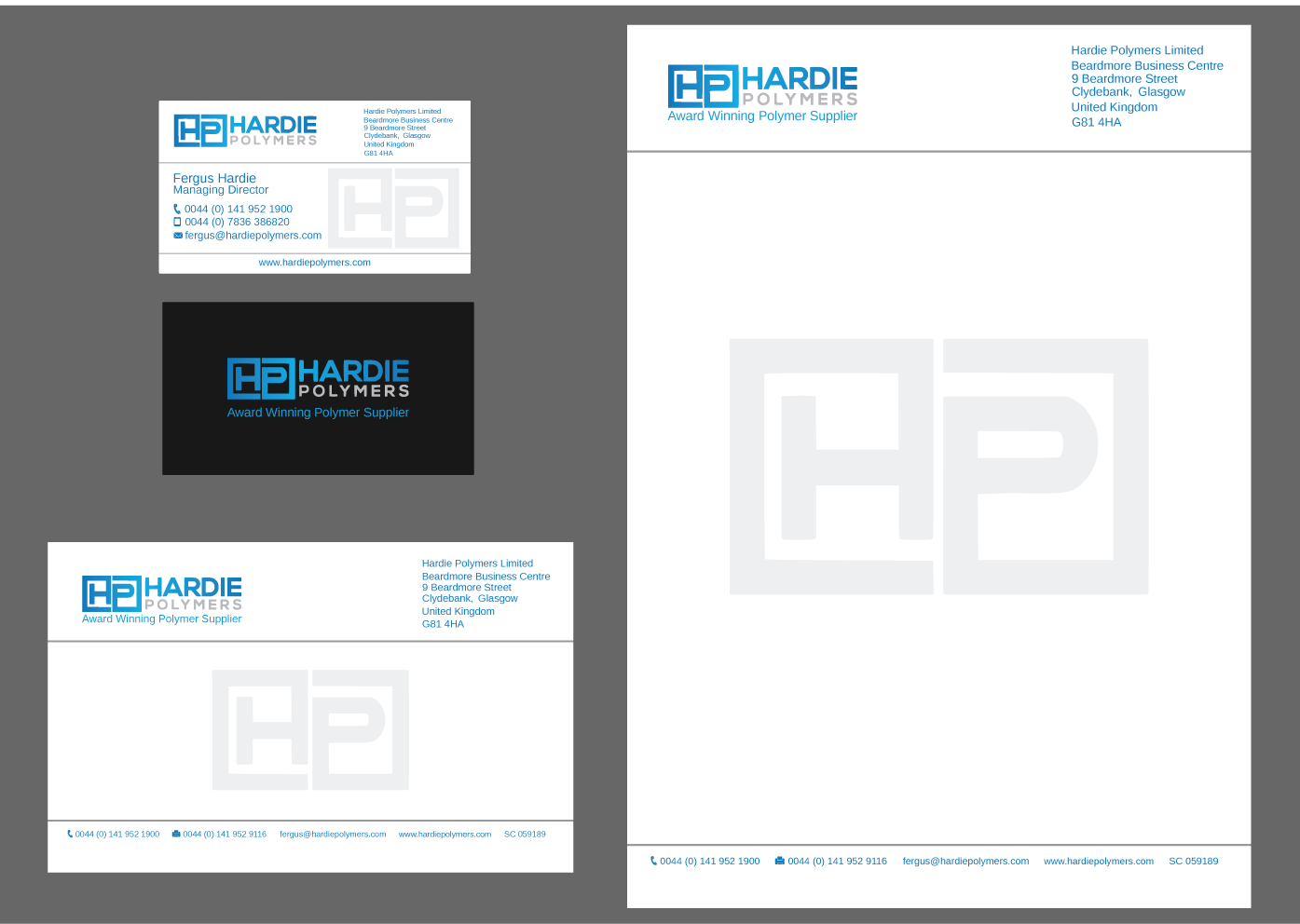 Business Card Design by Gita. for Hardie Polymers Ltd | Design #12046299