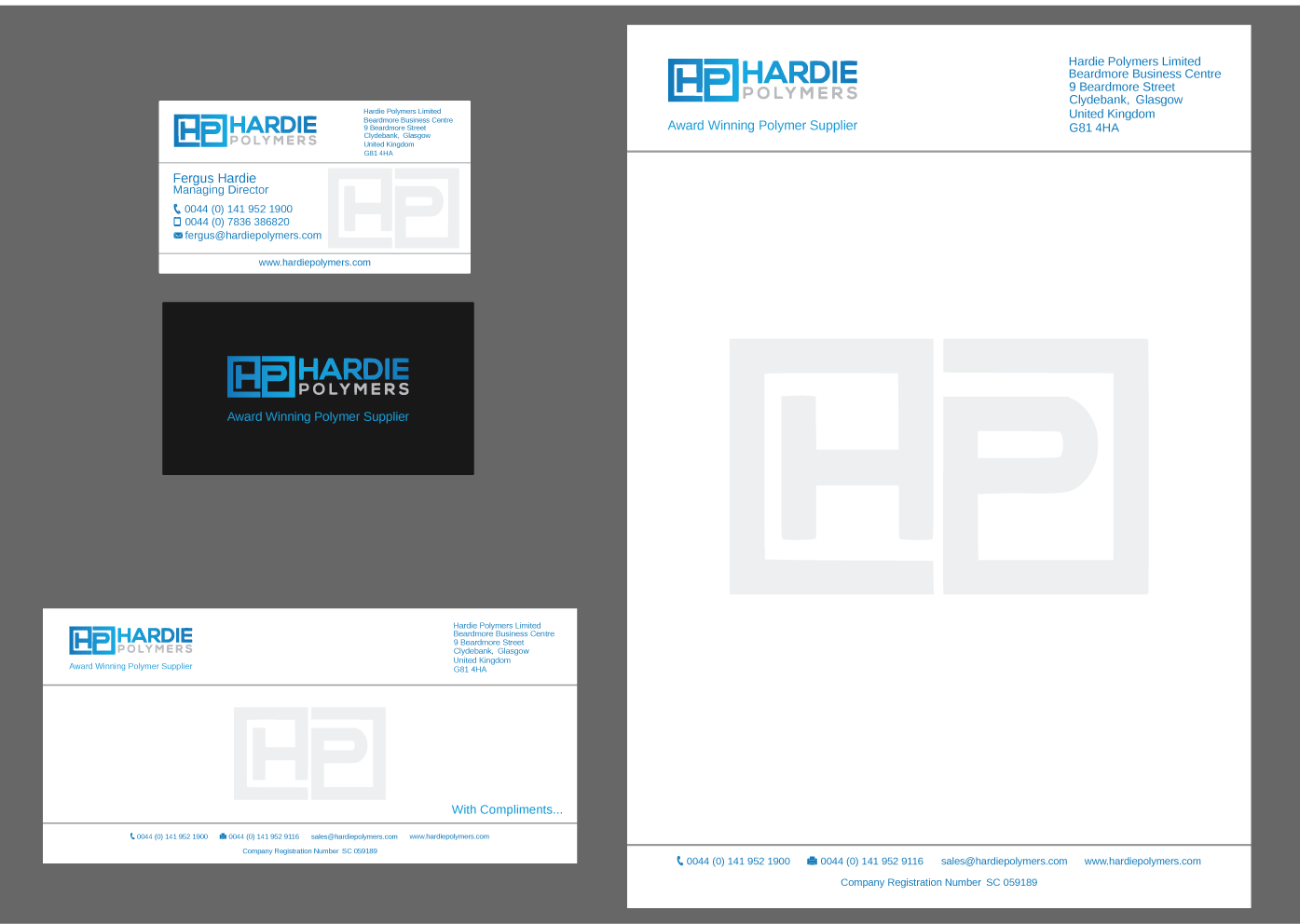 Business Card Design by Gita. for Hardie Polymers Ltd | Design: #12053229