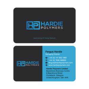 Business Card Design by Sushma for Hardie Polymers Ltd | Design: #12020115