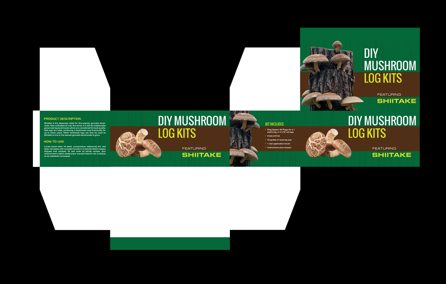 Design Emballage par pivotaldesign.biz pour Gourmet Woodland Mushrooms | Design #12045731