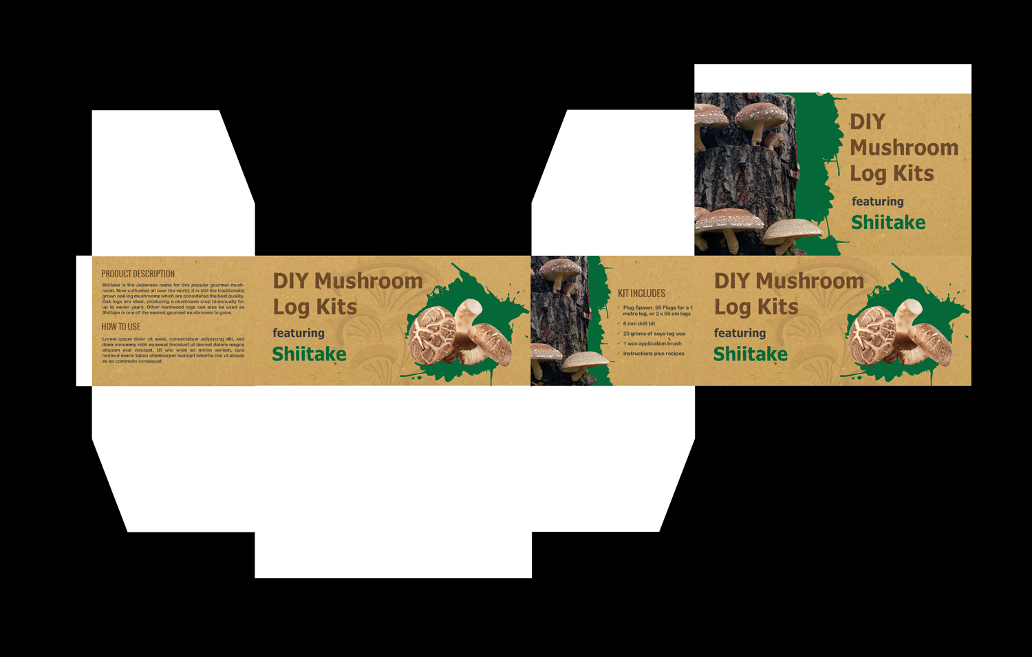 Design Emballage par pivotaldesign.biz pour Gourmet Woodland Mushrooms | Design #12045737