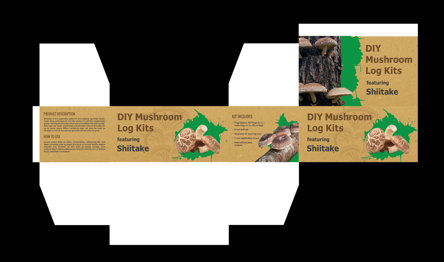 Design Emballage par pivotaldesign.biz pour Gourmet Woodland Mushrooms | Design #12102520
