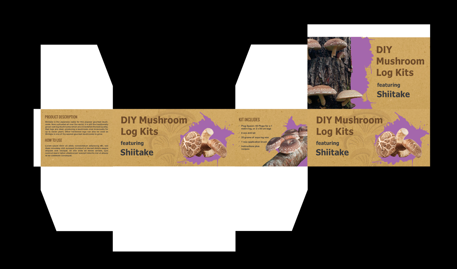 Design Emballage par pivotaldesign.biz pour Gourmet Woodland Mushrooms | Design #12102525