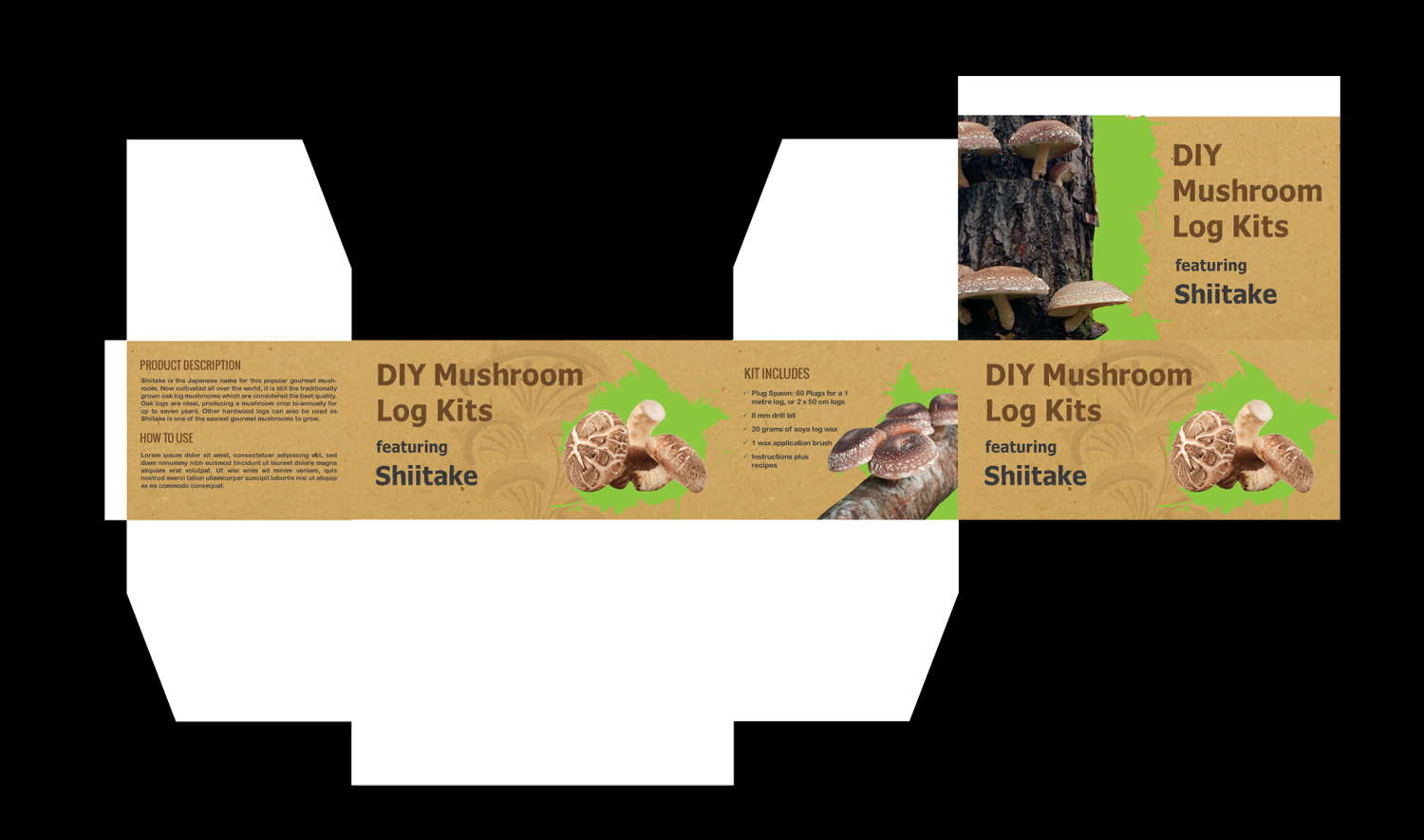 Design Emballage par pivotaldesign.biz pour Gourmet Woodland Mushrooms | Design #12102531