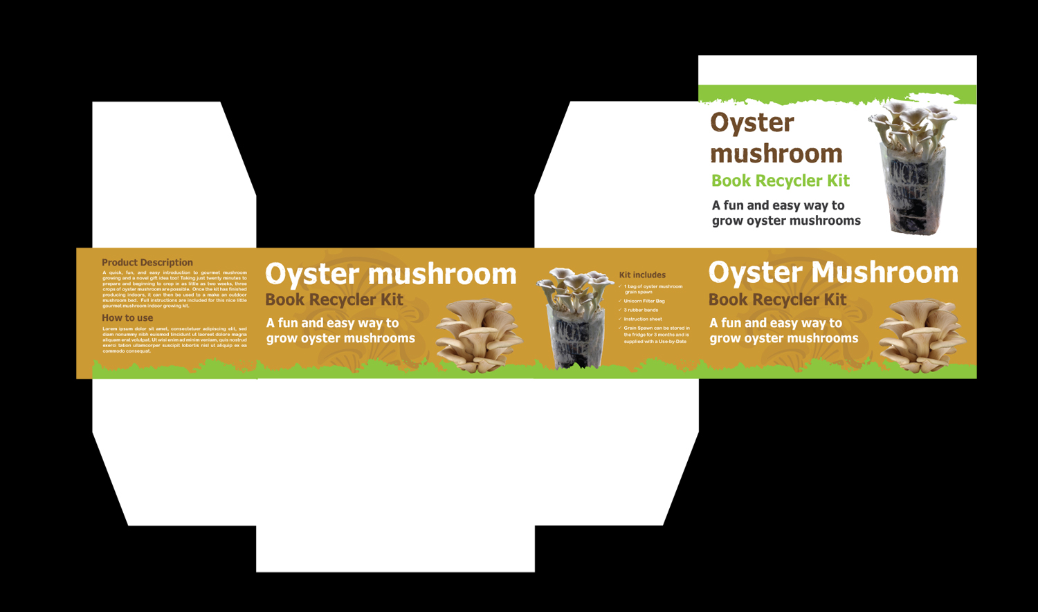 Packaging Design by pivotaldesign.biz for Gourmet Woodland Mushrooms | Design #12102548