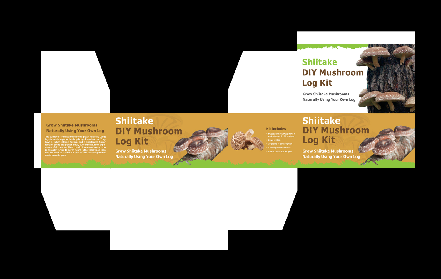 Packaging Design by pivotaldesign.biz for Gourmet Woodland Mushrooms | Design #12118071