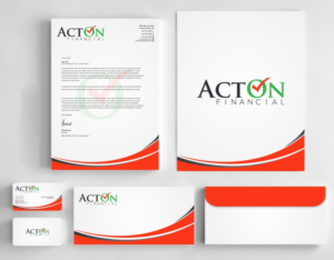 Stationery Design by AwsomeD for ActOn Financial | Design: #12032002