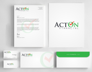 Stationery Design by AwsomeD for ActOn Financial | Design: #12032003