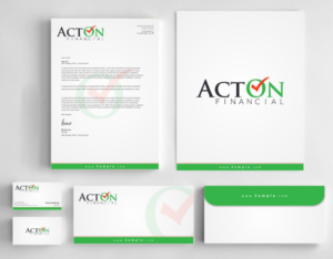 Stationery Design by AwsomeD for ActOn Financial | Design: #12032004