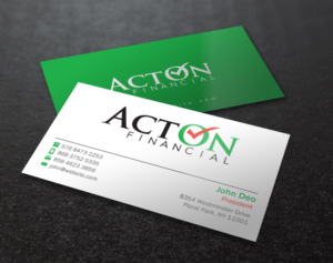 Stationery Design by Brand aid for ActOn Financial | Design: #12031797