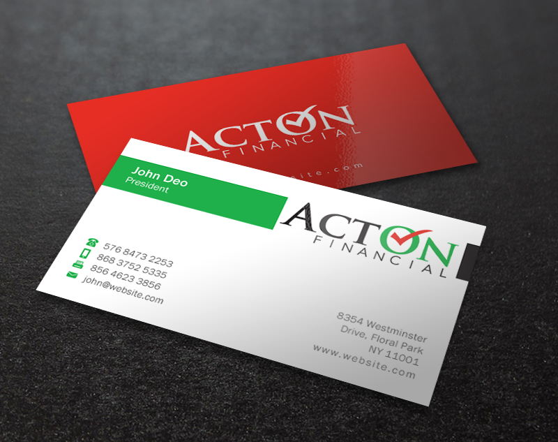 Stationery Design by Brand aid for ActOn Financial | Design #12031799