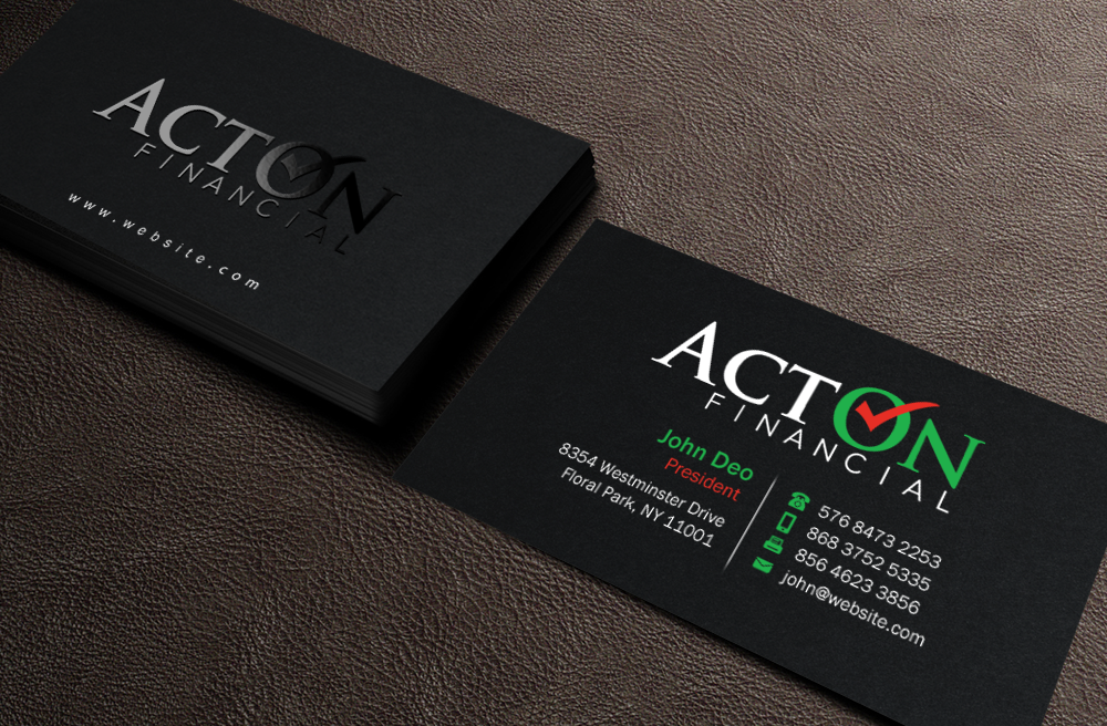 Stationery Design by Brand aid for ActOn Financial | Design #12031818