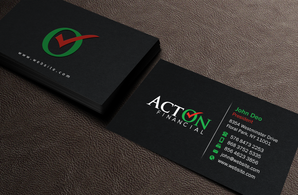 Stationery Design by Brand aid for ActOn Financial | Design #12031819