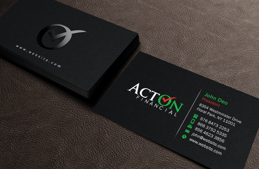 Stationery Design by Brand aid for ActOn Financial | Design #12031821