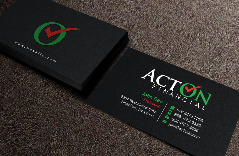 Stationery Design by Brand aid for ActOn Financial | Design #12031826